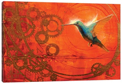 Hummingbird's Journey Canvas Art Print - Christopher Clark