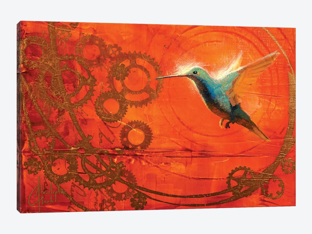 Hummingbird's Journey by Christopher Clark 1-piece Canvas Art