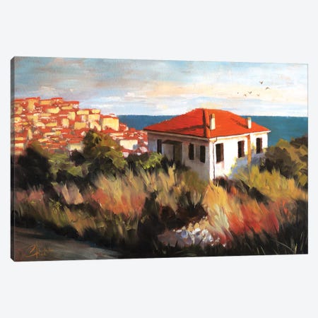 Imperia, Italy – Cottage By The Sea Canvas Print #CCK34} by Christopher Clark Canvas Art