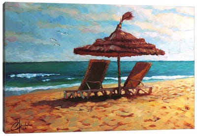Beach Paradise Canvas Art Print - Christopher Clark
