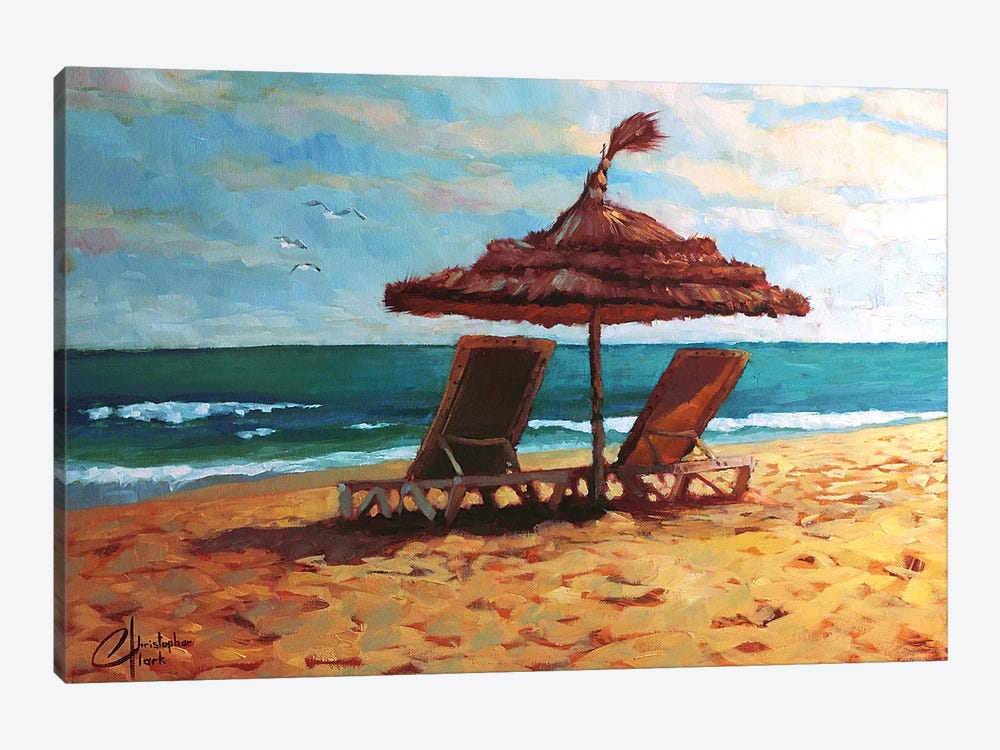 Beach Paradise by Christopher Clark 1-piece Canvas Print