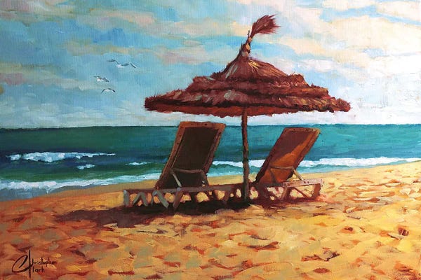 Zen Bedroom: Beach Paradise by Christopher Clark