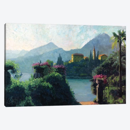 Lake Como, Italy Canvas Print #CCK41} by Christopher Clark Canvas Artwork