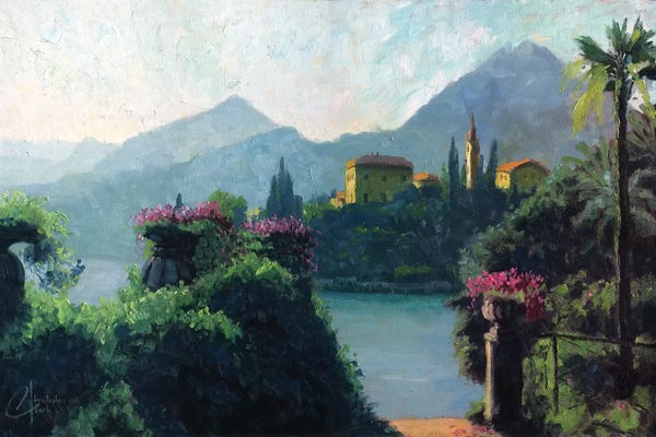Christopher Clark: Lake Como, Italy by Christopher Clark