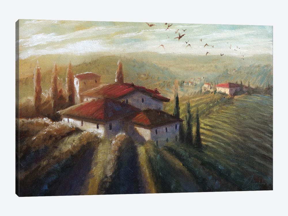 Lifestyle Of Tuscany I by Christopher Clark 1-piece Art Print