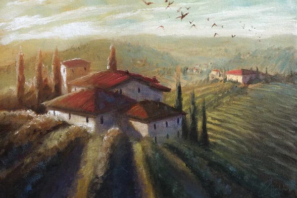Hillsides: Lifestyle Of Tuscany I by Christopher Clark
