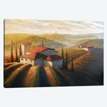 Lifestyle Of Tuscany II Canvas Print #CCK46} by Christopher Clark Canvas Art Print