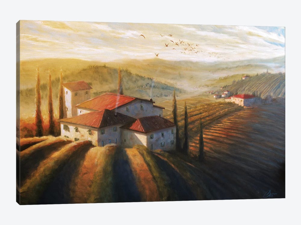 Lifestyle Of Tuscany II by Christopher Clark 1-piece Canvas Artwork