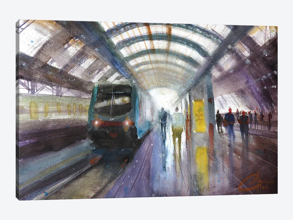 Milan, Italy - Central Train Station, Milano Centrale by Christopher Clark 1-piece Canvas Art Print