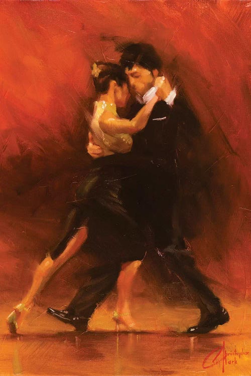 Red Tango II by Christopher Clark wall art