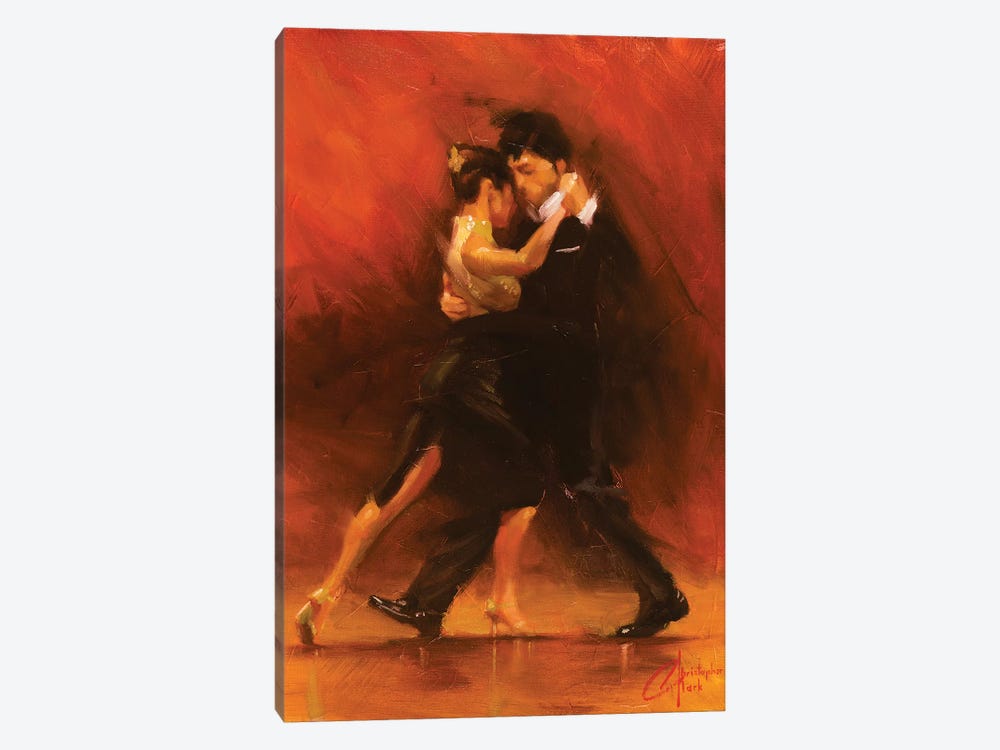 Red Tango II by Christopher Clark 1-piece Canvas Wall Art