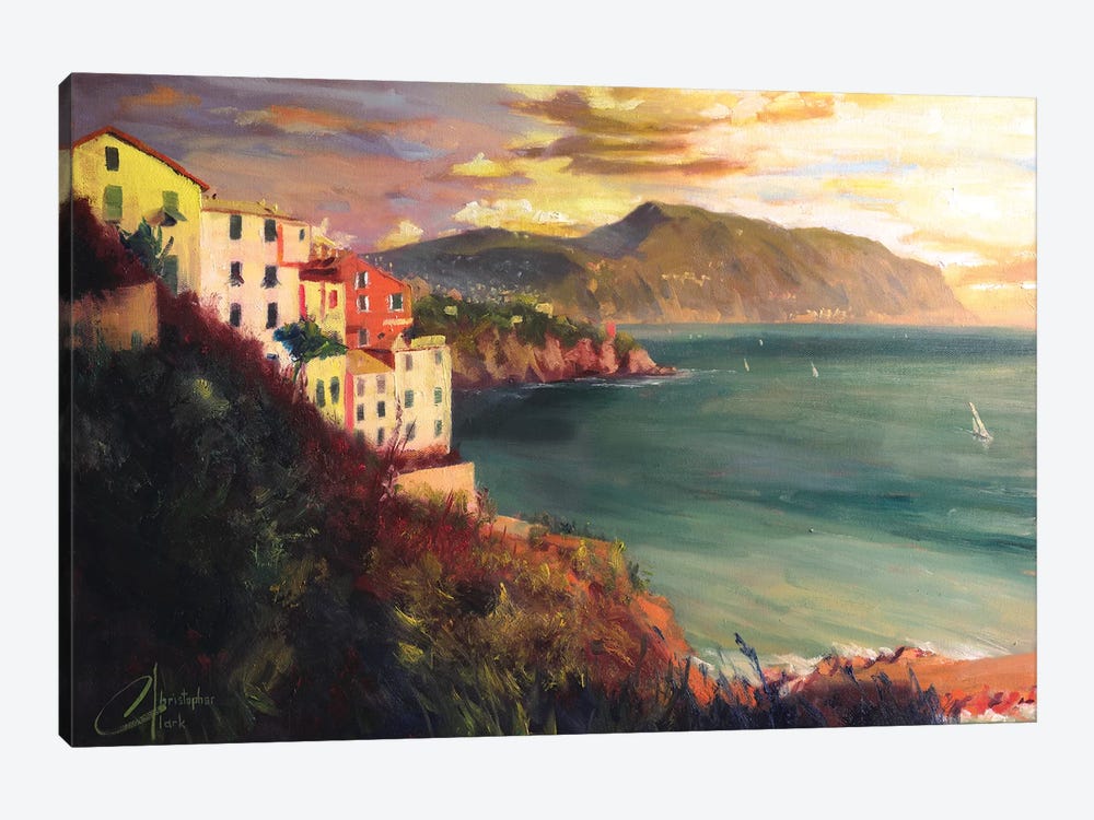 The West Coast Of Italy by Christopher Clark 1-piece Canvas Print