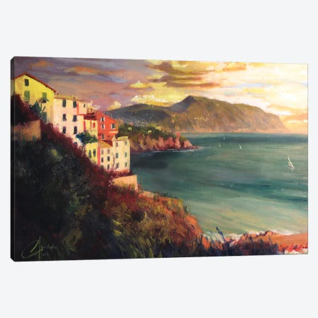 The West Coast Of Italy Canvas Print #CCK69} by Christopher Clark Canvas Art