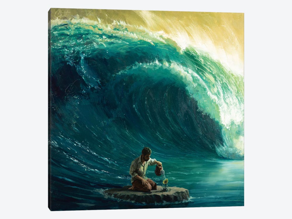 Tidal Wave by Christopher Clark 1-piece Canvas Art Print