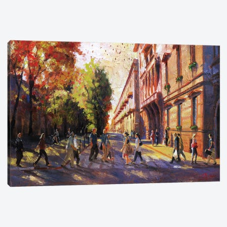 Torino, Italy, Ordinary People Canvas Print #CCK72} by Christopher Clark Art Print