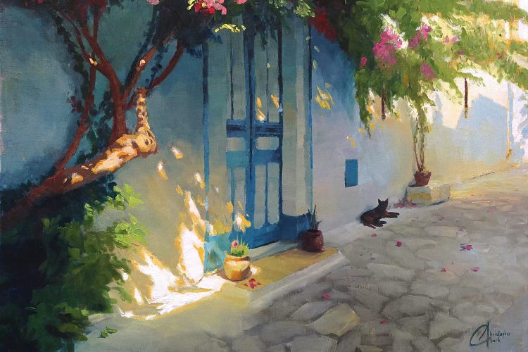 Tunisia - The Sleepy Cat by Christopher Clark wall art