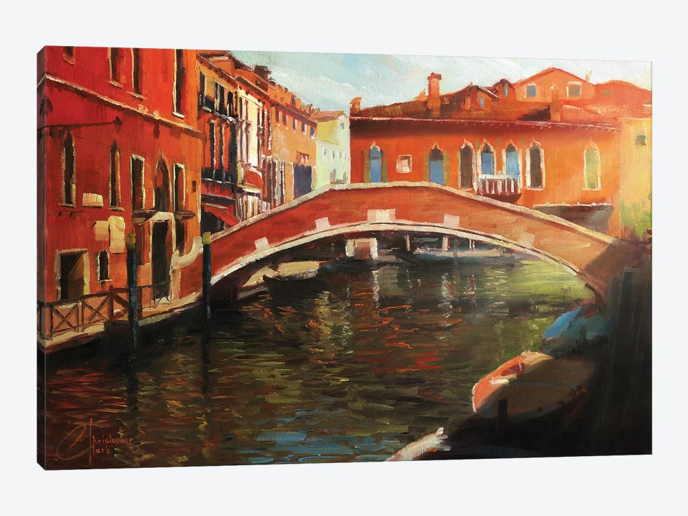 Venice In The Afternoon by Christopher Clark 1-piece Canvas Art