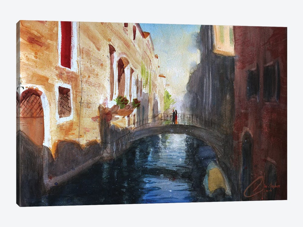 Venice, Italy - Romance by Christopher Clark 1-piece Canvas Wall Art