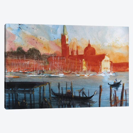 Venice, Italy - San Giorgio Maggiore Canvas Print #CCK80} by Christopher Clark Canvas Artwork