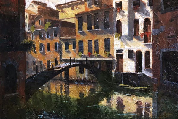 Ombres et Lumières: Venice, Italy, Quiet Reflections II by Christopher Clark