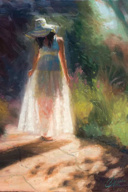 Walking In The Garden by Christopher Clark wall art
