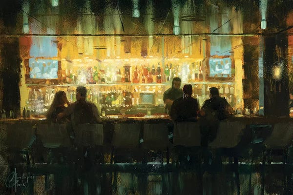 Moody Atmospheres: Crimson Room by Christopher Clark