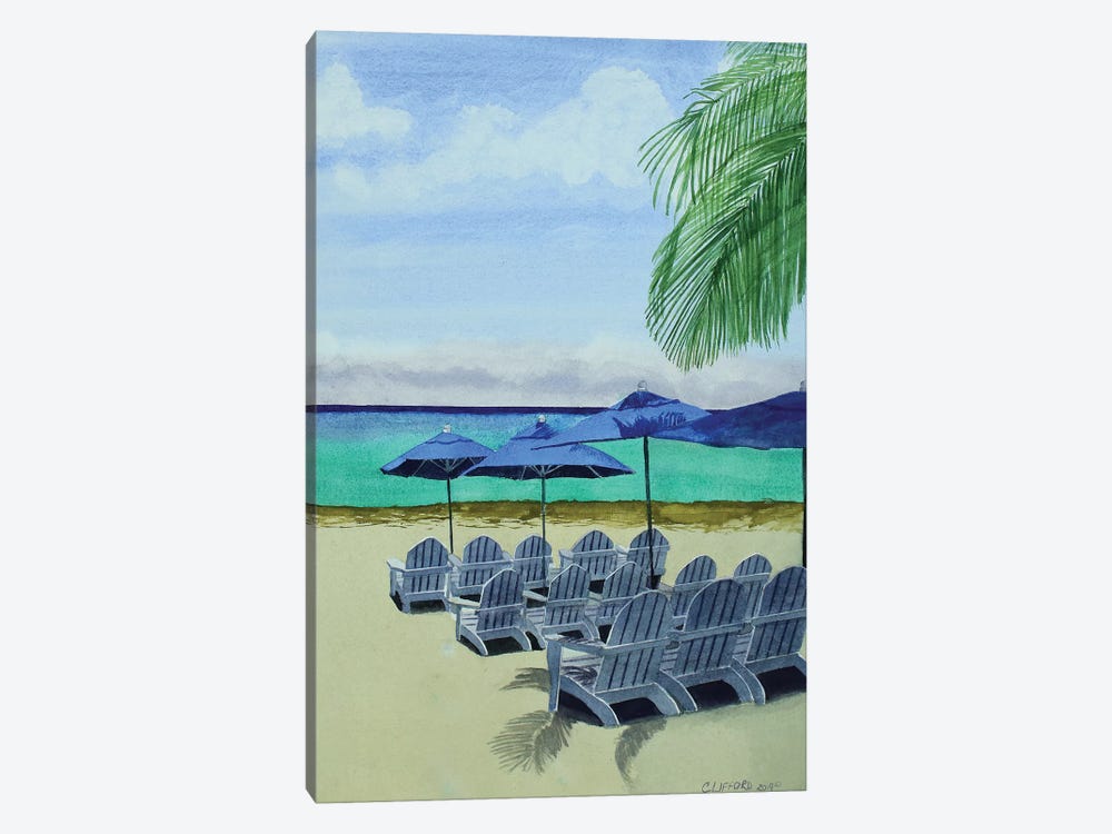 Cozumel Cabana by Cory Clifford 1-piece Art Print
