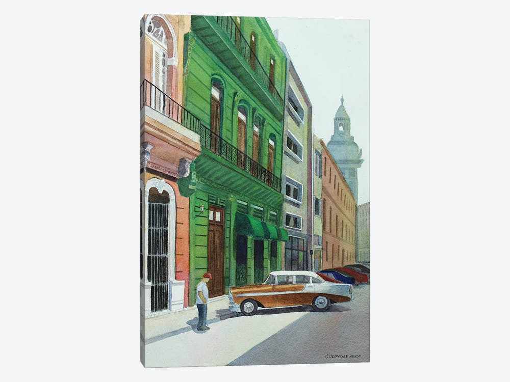 Bel Air In Havana by Cory Clifford 1-piece Canvas Art