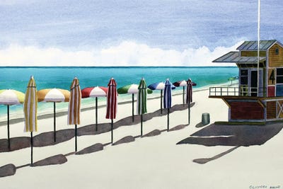 Lifeguard Station IV by Cory Clifford framed wall art