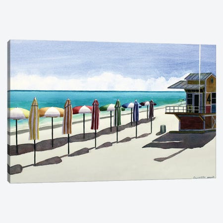 Lifeguard Station IV Canvas Print #CCL35} by Cory Clifford Canvas Art Print