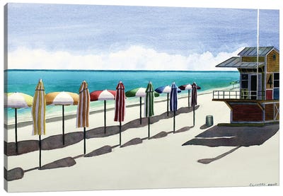 Lifeguard Station IV Canvas Art Print - Cory Clifford