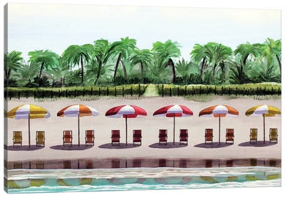 Plantation Beach Canvas Art Print - Cory Clifford