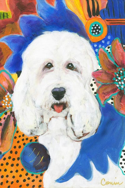 Let's Play Ball by Connie Collum framed canvas print