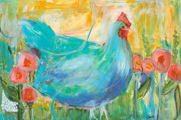 Chickens & Roosters: Bessie Blue by Connie Collum
