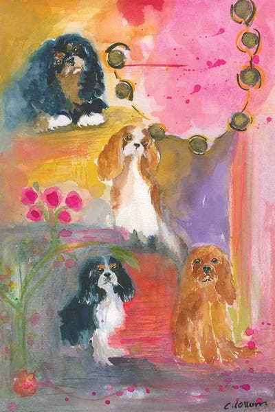 Spaniels: Always In The Middle by Connie Collum
