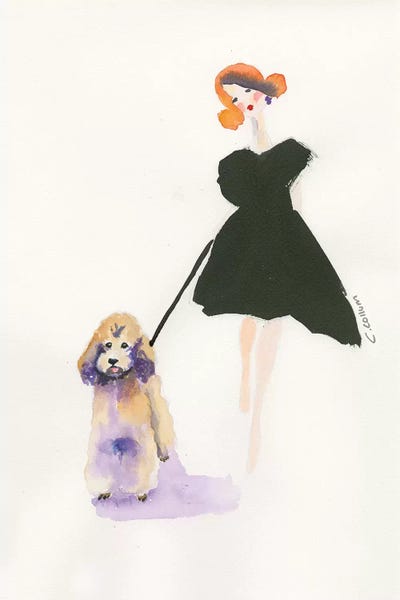 Connie Collum: Poodle Walk by Connie Collum