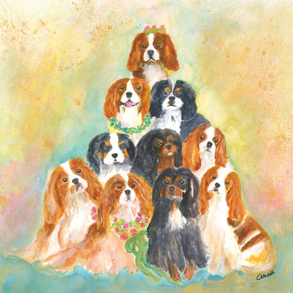 Cavalier King Charles Spaniels: A Bunch Of Cavaliers by Connie Collum