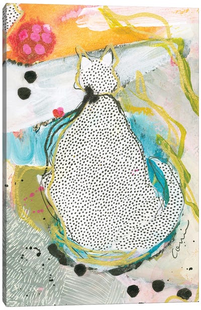 Dottie Canvas Art Print - Polka Dot Patterns