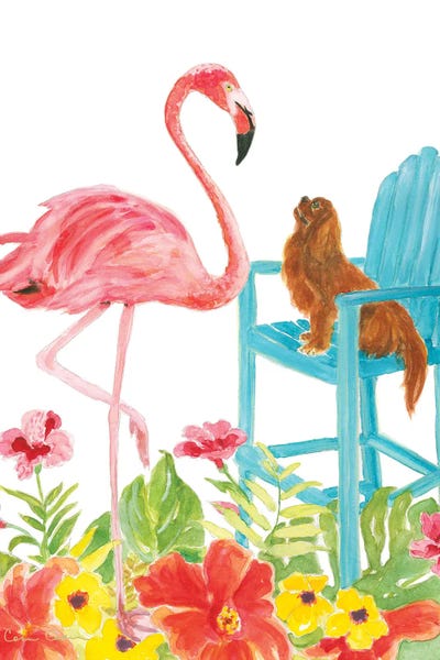 Hibiscuses: Phoebe And Delilah by Connie Collum