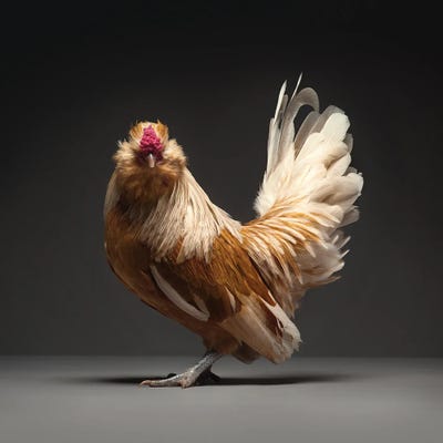 Barbu De Watermael II by CHICken art print