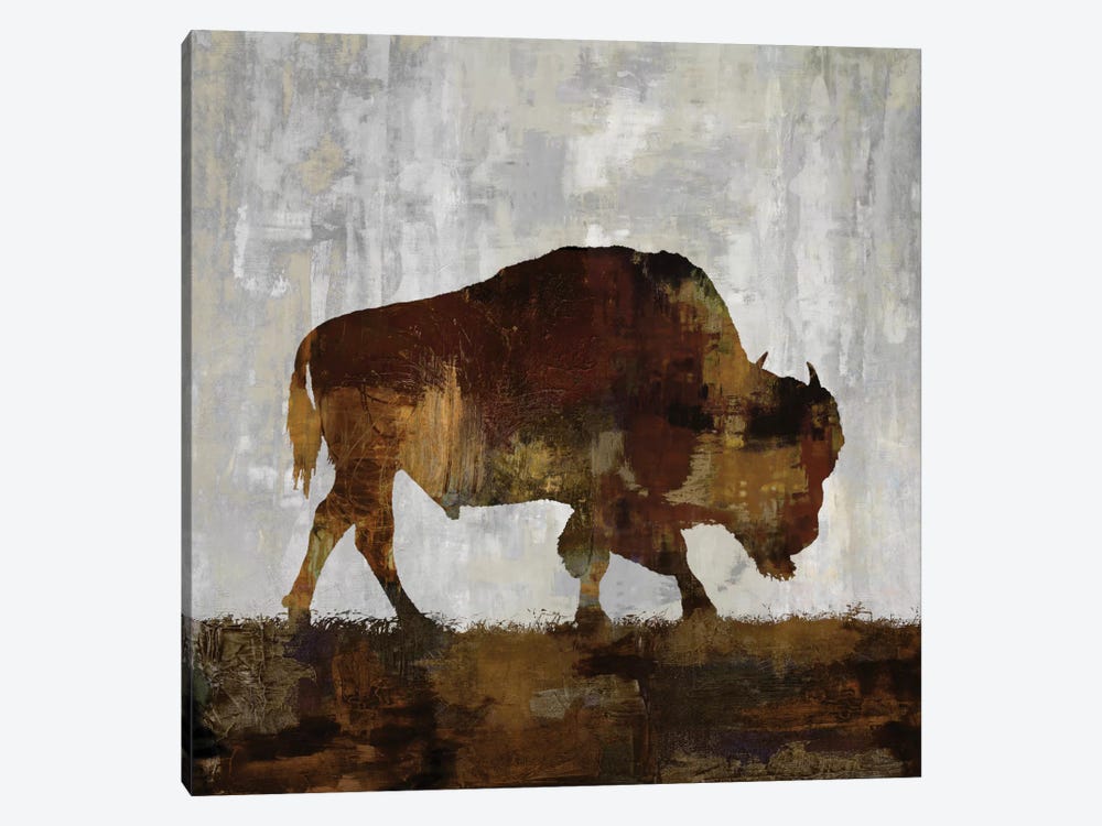 Bison by Carl Colburn 1-piece Canvas Artwork