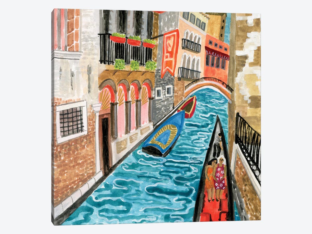 Venice by Caroline Chessia 1-piece Canvas Artwork