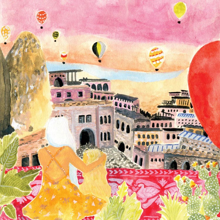 Cappadocia by Caroline Chessia wall art