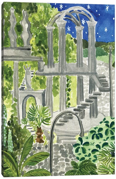 Secret Garden Of Xilitla Canvas Art Print - Plant Mom