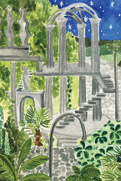 Secret Garden Of Xilitla by Caroline Chessia wall art