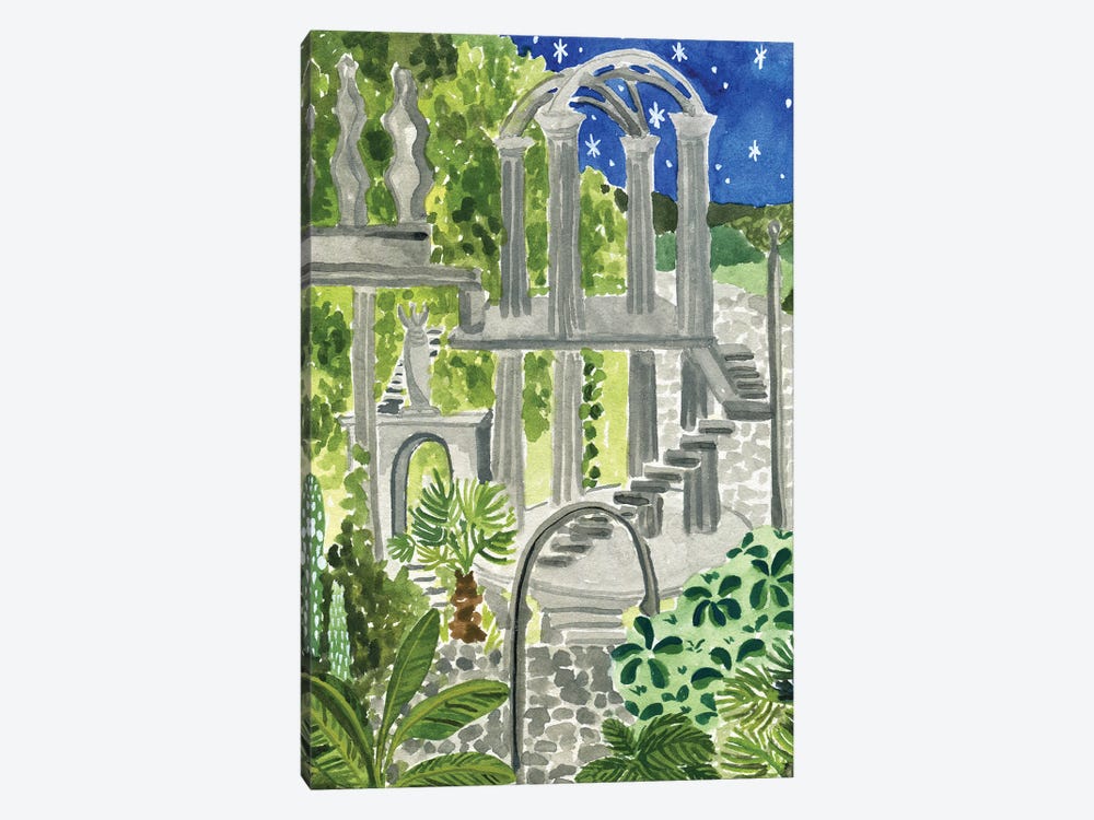 Secret Garden Of Xilitla by Caroline Chessia 1-piece Art Print