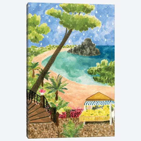 Italian Summer Canvas Print #CCS46} by Caroline Chessia Canvas Art Print