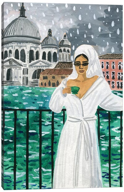 Venetian Day Spa Canvas Art Print - Caroline Chessia