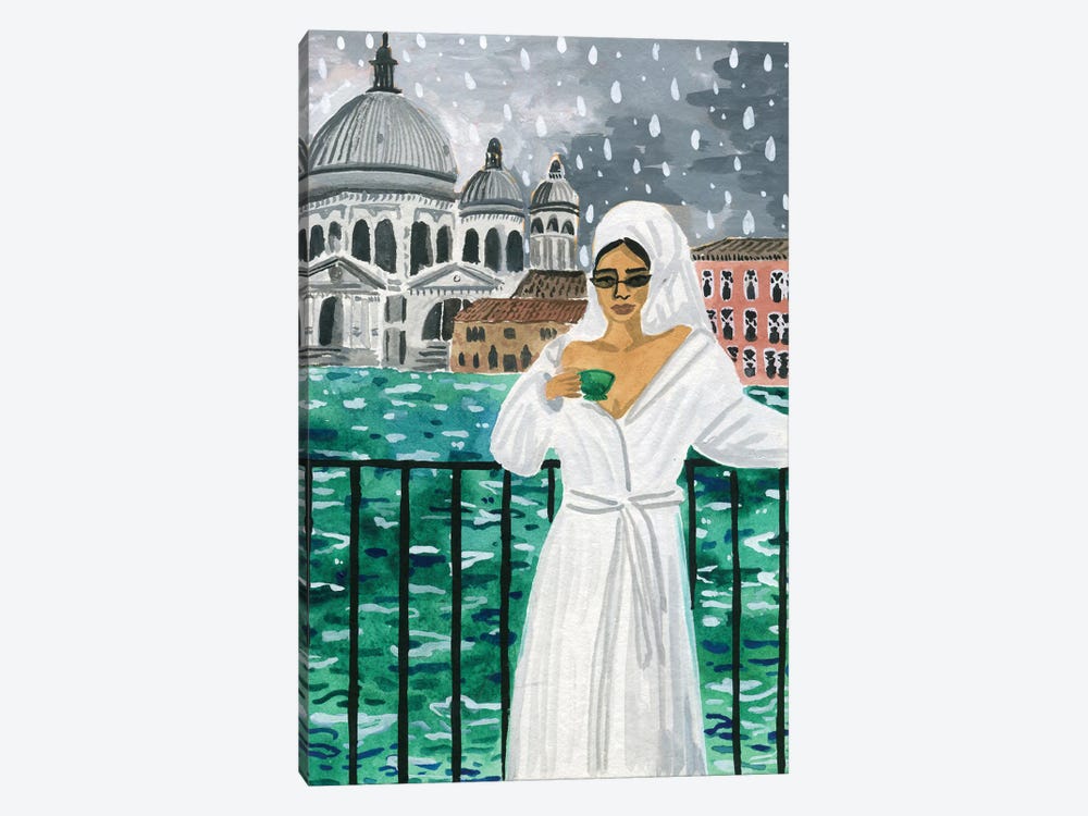 Venetian Day Spa by Caroline Chessia 1-piece Canvas Art Print