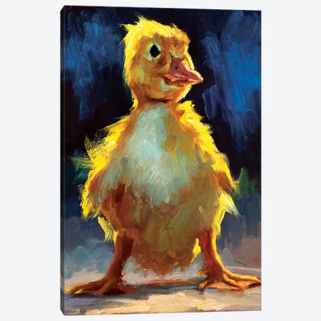 Dapper Duckling Canvas Print #CCT1} by Cheri Christensen Canvas Print